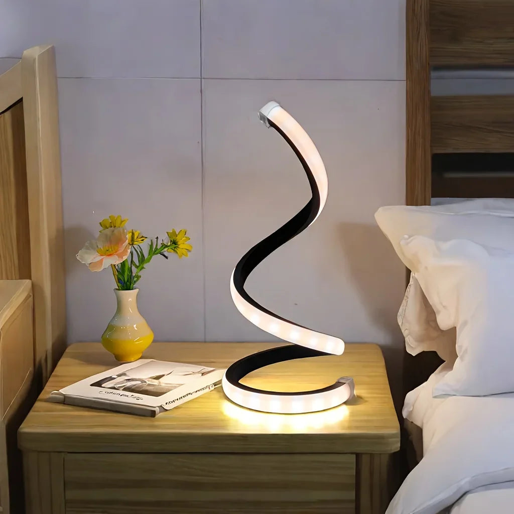 Spiral LED Night Light 3 Colors Dimmable